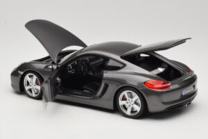 Porsche Cayman 981 S Grey Minichamps 1:18 WAP0210070D Diecast - image 5 of 8