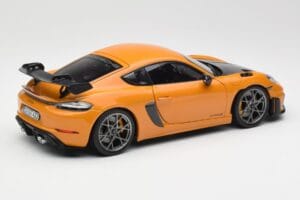 Porsche Cayman GT4 RS 982 Weissach Package Bahama Yellow Norev 1:18 187252 Diecast - image 3 of 8