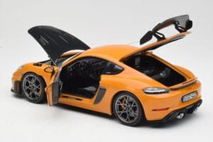 Porsche Cayman GT4 RS 982 Weissach Package Bahama Yellow Norev 1:18 187252 Diecast - image 5 of 8