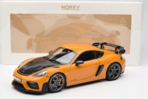 Porsche Cayman GT4 RS 982 Weissach Package Bahama Yellow Norev 1:18 187252 Diecast - image 8 of 8