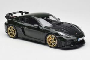 Porsche Cayman GT4 RS 982 Weissach Package Brewster Green Norev 1:18 187250 Diecast - image 6 of 8