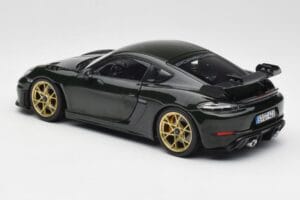 Porsche Cayman GT4 RS 982 Weissach Package Brewster Green Norev 1:18 187250 Diecast - image 7 of 8