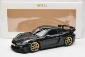 Porsche Cayman GT4 RS 982 Weissach Package Brewster Green Norev 1:18 187250 Diecast - image 8 of 8