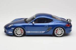 Porsche Cayman R 987.2 Aqua Blue Metallic GT Spirit 1:18 GT901 Resin - image 3 of 6