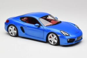 Porsche Cayman 981 S Aqua Blue Metallic Minichamps 1:18 110062221 Diecast - image 6 of 8