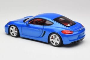 Porsche Cayman 981 S Aqua Blue Metallic Minichamps 1:18 110062221 Diecast - image 7 of 8