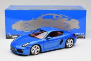 Porsche Cayman 981 S Aqua Blue Metallic Minichamps 1:18 110062221 Diecast - image 8 of 8