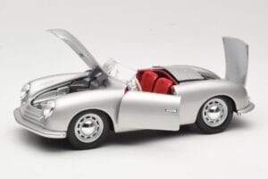 Porsche No. 1 Typ 356 Roadster Silver Maisto 1:18 50324 Diecast - image 2 of 8