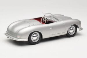 Porsche No. 1 Typ 356 Roadster Silver Maisto 1:18 50324 Diecast - image 3 of 8