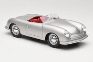 Porsche No. 1 Typ 356 Roadster Silver Maisto 1:18 50324 Diecast - image 6 of 8