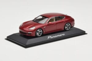Porsche Panamera 970 Red Metallic Minichamps 1:43 WAP0200119 Diecast - image 2 of 4