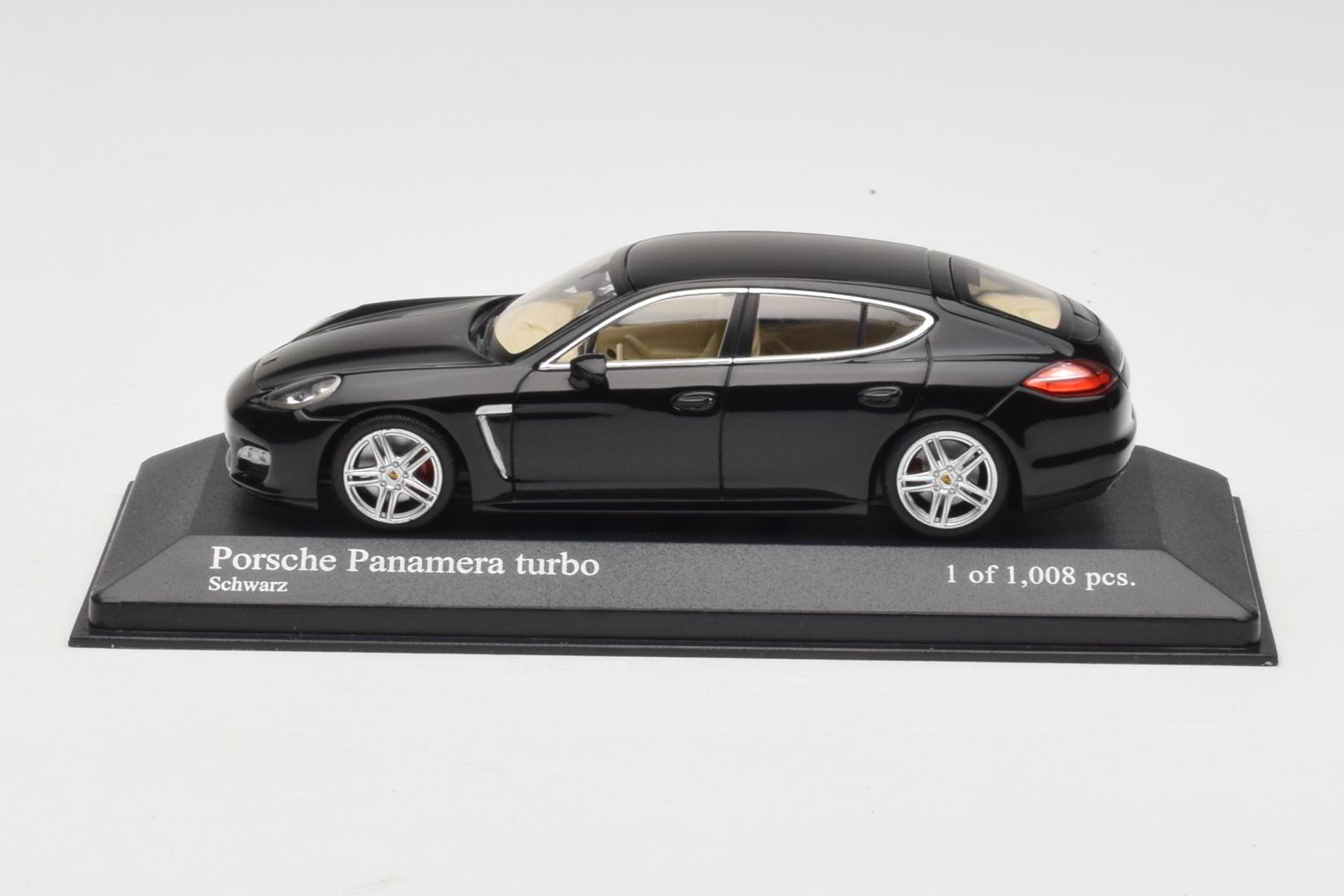 Porsche Panamera 970 Turbo Black Metallic Minichamps 1:43