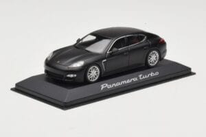 Porsche Panamera 970 Turbo Matt Black Minichamps 1:43 WAP0200270C Diecast - image 2 of 4