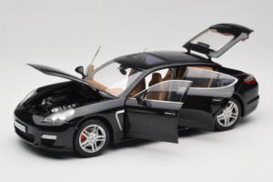 Porsche Panamera 970 Turbo Basalt Black Norev 1:18 WAP02100319 Diecast - image 2 of 8
