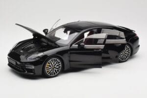 Porsche Panamera 971 Turbo S Black Metallic Minichamps 1:18 113061076 Diecast - image 2 of 8