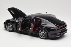 Porsche Panamera 971 Turbo S Black Metallic Minichamps 1:18 113061076 Diecast - image 5 of 8