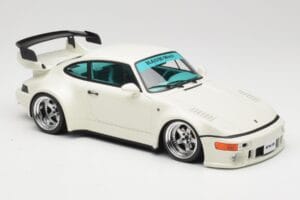Porsche RWB 911 964 Flat Nose Grand Prix White GT Spirit 1:18 GT506 Resin - image 4 of 6