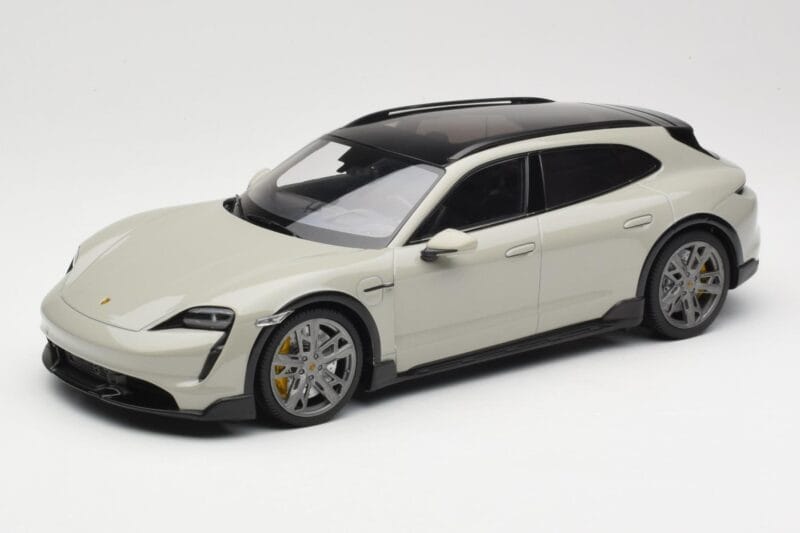 Porsche Taycan Cross Turismo Turbo S Chalk Grey Minichamps 1:18 155069302 Diecast
