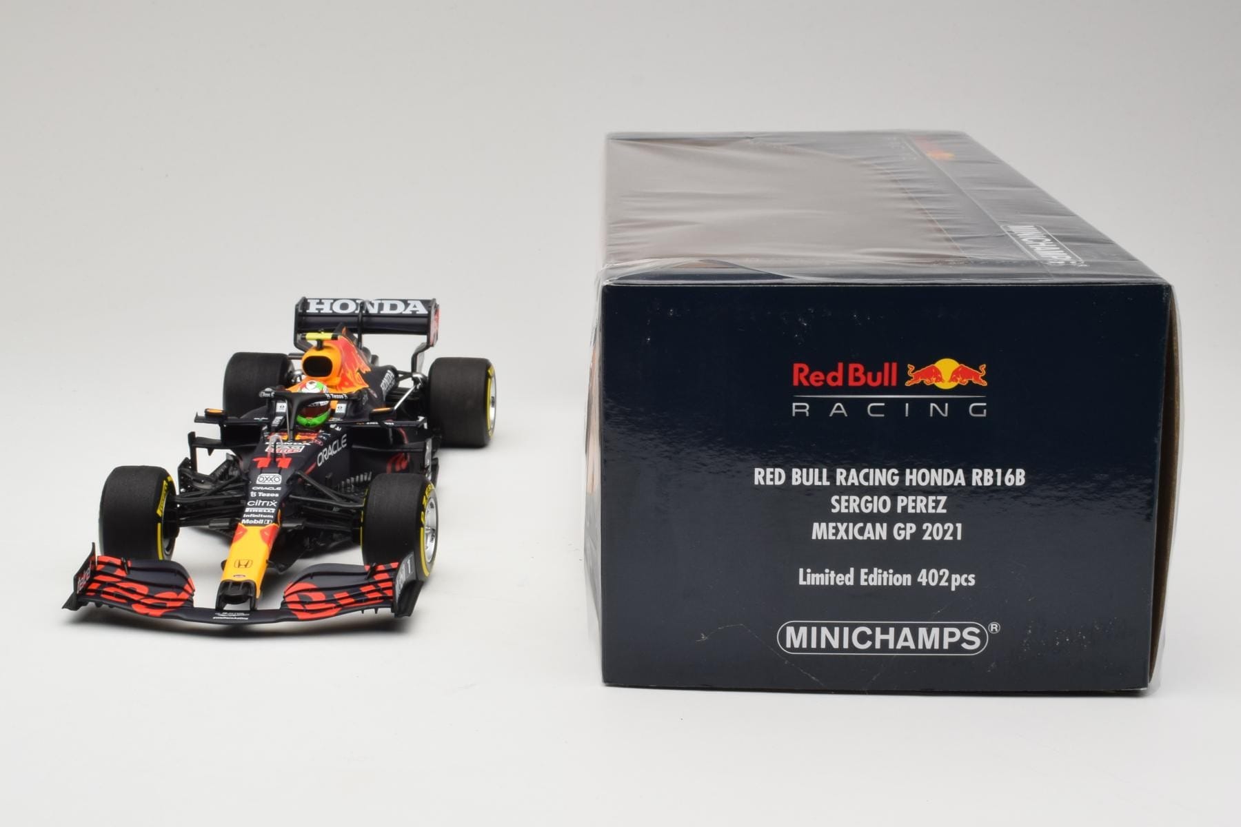 110211911 ミニチャンプス 1/18 レッドブルRB16B メキシコ GP 2021 S