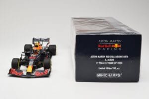 Red Bull Racing RB16 #23 A. Albon 4th Place Styrian GP 2020 Minichamps 1:18 110200223 Diecast - image 6 of 6
