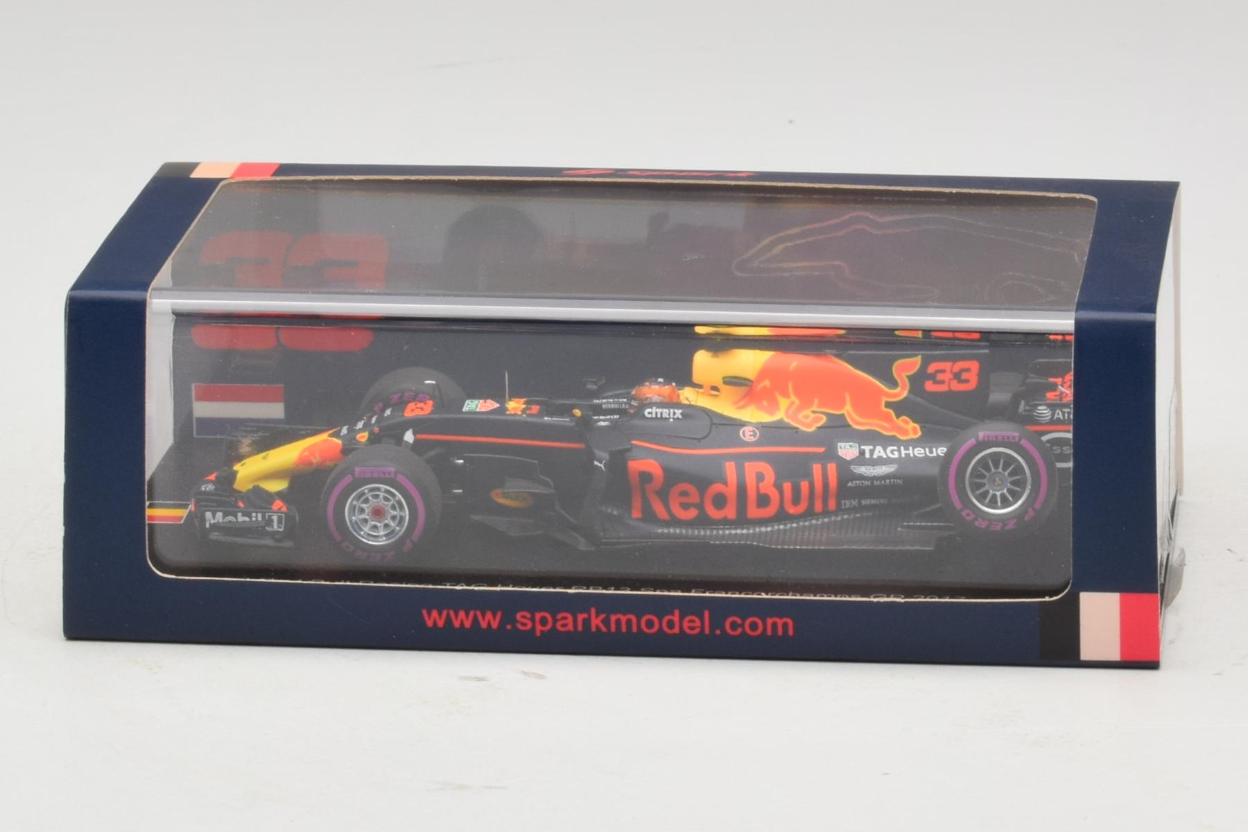 Spark Red Bull RB13 Verstappen 1:43 Belgian GP 2017