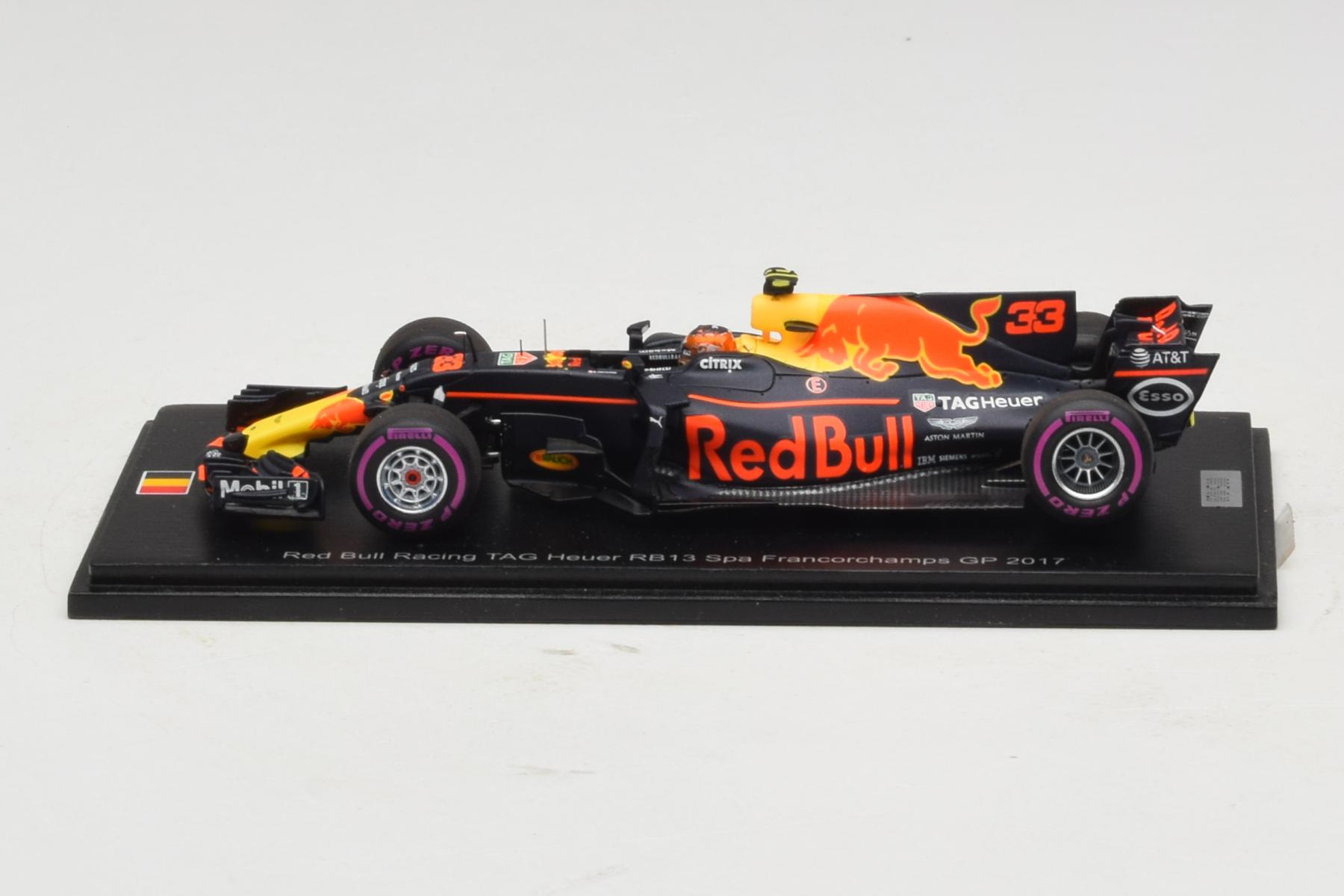 Spark Red Bull RB13 Verstappen 1:43 Belgian GP 2017