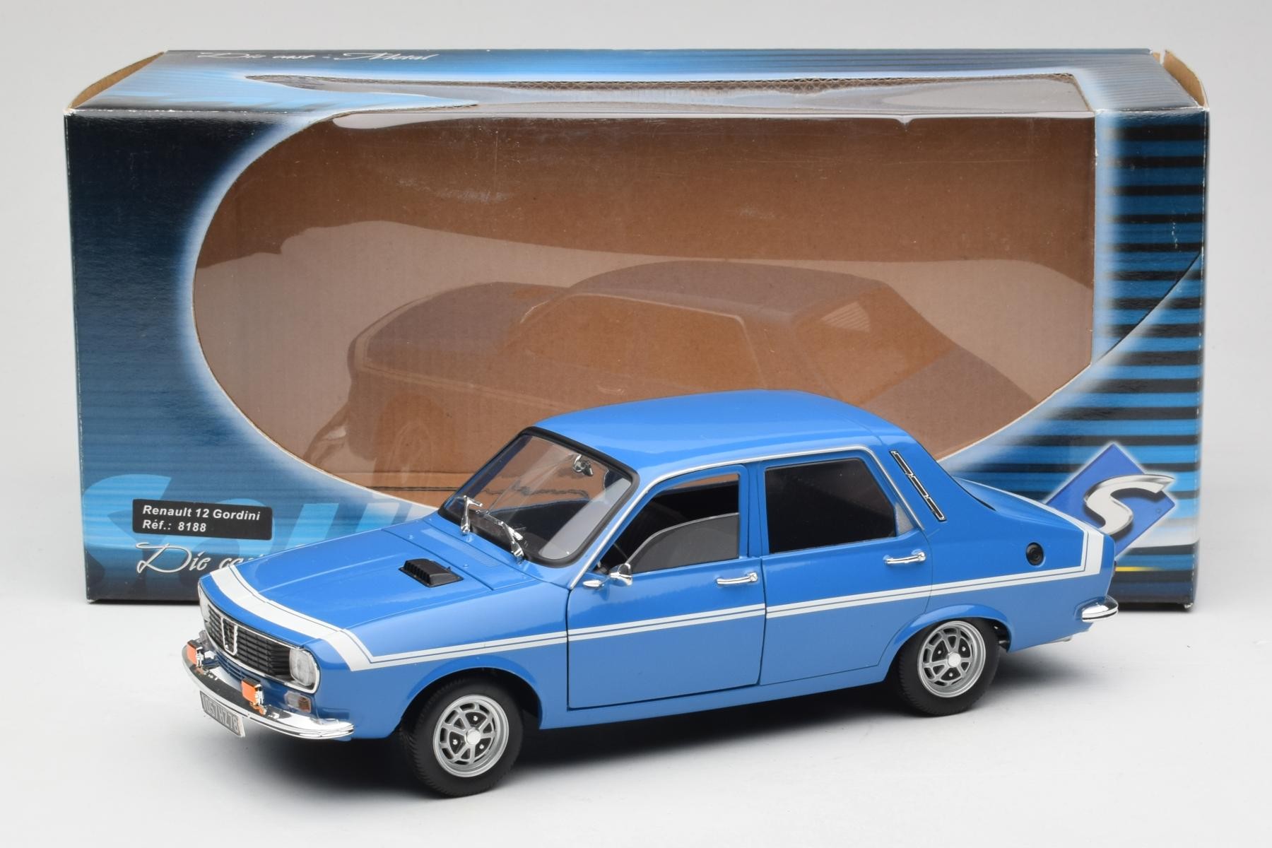 Solido Renault 12 Gordini 1:18 Blue Diecast Sedan