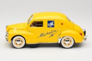 Renault 4CV Michelin Yellow Solido 1:18 82002 Diecast - image 3 of 6