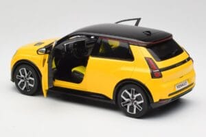 Renault 5 E-Tech Pop Yellow & Black Norev 1:18 185500 Diecast - image 5 of 8