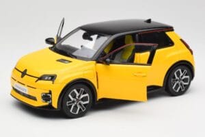 Renault 5 E-Tech Pop Yellow & Black Norev 1:18 185500 Diecast - image 7 of 8