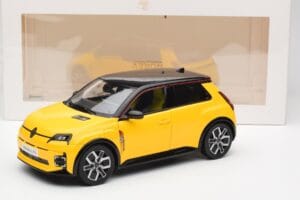 Renault 5 E-Tech Pop Yellow & Black Norev 1:18 185500 Diecast - image 8 of 8