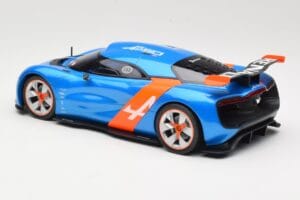 Alpine A110-50 Blue & Orange Norev 1:18 185147 Diecast - image 5 of 6