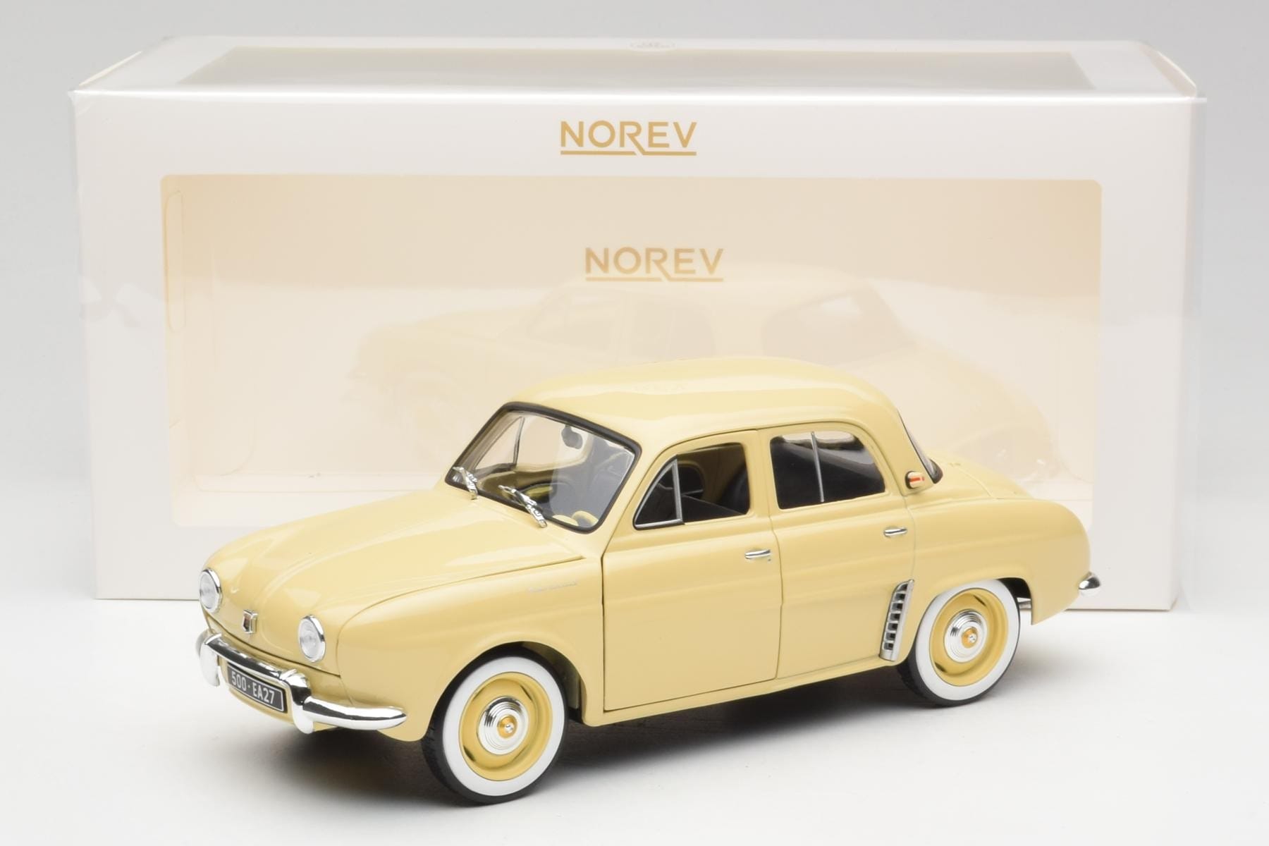 Norev Renault Dauphine 1:18 Diecast Sedan in Beige