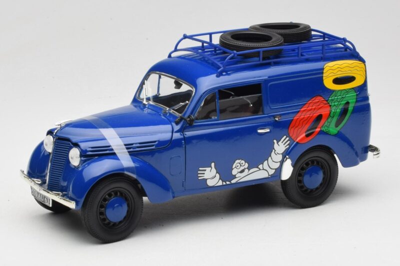 Renault Juvaquatre Michelin Blue Solido 1:18 82008 Diecast