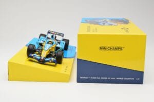 Renault R26 #1 F. Alonso F1 World Champion Brazilian GP 2006 Minichamps 1:18 147061801 Diecast - image 6 of 6