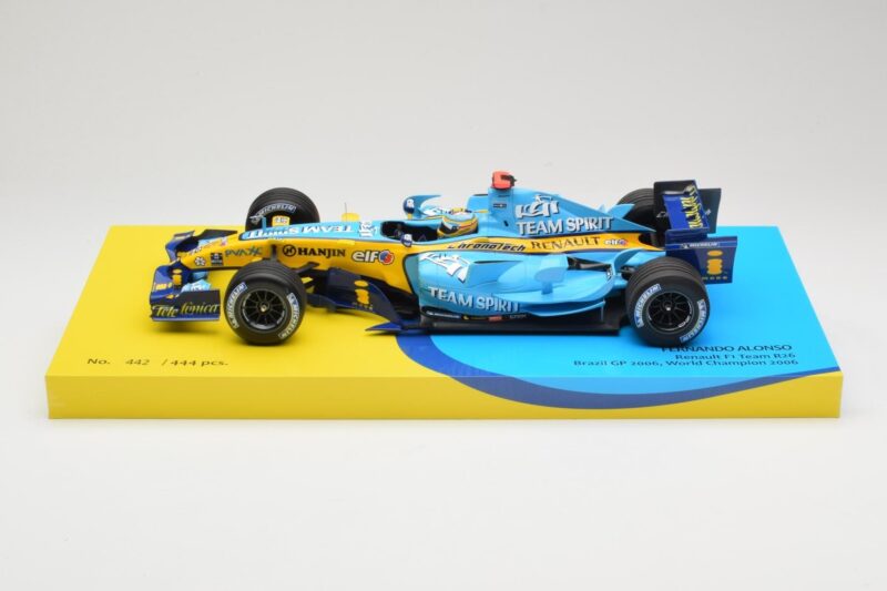 Renault R26 #1 F. Alonso F1 World Champion Brazilian GP 2006 Minichamps 1:18 Renault R26 #1 F. Alonso F1 World Champion Brazilian GP 2006 Minichamps 1:18 147061801 Diecast