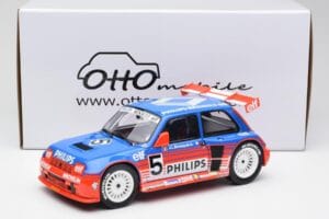 Renault R5 Maxi Turbo #5 Philips J-L. Busquet Superproduction 1987 Otto 1:18 OT1094 Resin - image 6 of 6
