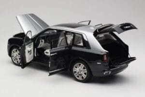 Rolls-Royce Cullinan Black & Silver OEM 1:18 ROLLS001 Diecast - image 5 of 8