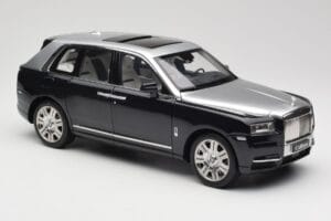 Rolls-Royce Cullinan Black & Silver OEM 1:18 ROLLS001 Diecast - image 6 of 8