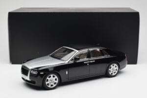 Rolls-Royce Ghost Black & Silver Kyosho 1:18 008802BKS2 Diecast - image 8 of 8