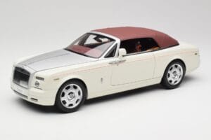 Rolls-Royce Phantom Drophead Coupe English White Kyosho 1:18 08871EW2 Diecast - image 3 of 10