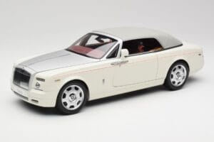 Rolls-Royce Phantom Drophead Coupe English White Kyosho 1:18 08871EW2 Diecast - image 4 of 10