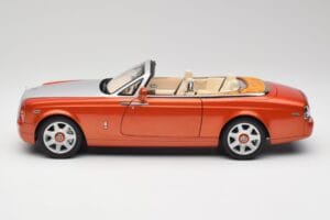 Rolls-Royce Phantom Drophead Coupe Mandarin Orange Kyosho 1:18 08871P Diecast - image 6 of 10