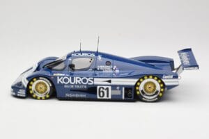 Sauber Mercedes C9 Kouros Racing #61 M. Thackwell / H. Pescarolo 24 Hours of Le Mans 1987 Minichamps 1:18 155873561 Diecast - image 3 of 6
