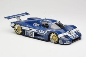 Sauber Mercedes C9 Kouros Racing #61 M. Thackwell / H. Pescarolo 24 Hours of Le Mans 1987 Minichamps 1:18 155873561 Diecast - image 4 of 6