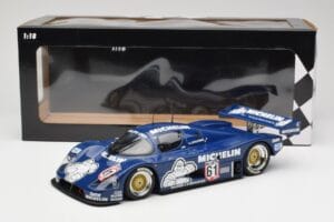 Sauber Mercedes C9 Michelin #61 J-L. Schlesser Winner ADAC Supersprint 1987 Minichamps 1:18 155873581 Diecast - image 6 of 6