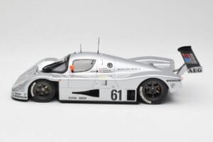 Sauber Mercedes C9 #61 M. Baldi / K. Acheson / G. Brancatelli 2nd Place 24 Hours of Le Mans 1989 Minichamps 1:18 155893561 Di - image 3 of 6
