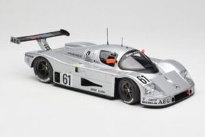 Sauber Mercedes C9 #61 M. Baldi / K. Acheson / G. Brancatelli 2nd Place 24 Hours of Le Mans 1989 Minichamps 1:18 155893561 Di - image 4 of 6