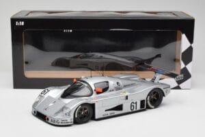 Sauber Mercedes C9 #61 M. Baldi / K. Acheson / G. Brancatelli 2nd Place 24 Hours of Le Mans 1989 Minichamps 1:18 155893561 Di - image 6 of 6