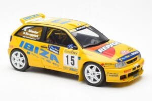 SEAT Ibiza Kit Car Evo 2 #15 H. Rovanpera / R. Pietilanen Rally Monte Carlo 1998 Otto 1:18 OT445 Resin - image 4 of 6